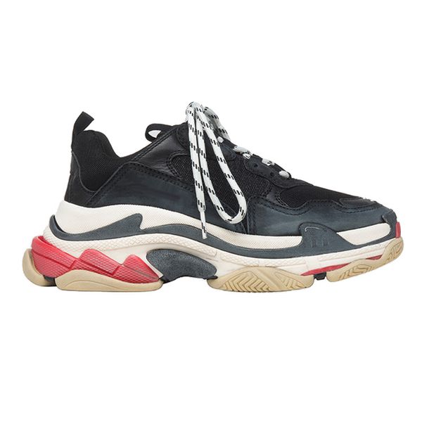

2020 triple-s fashion paris 17fw triple s sneakers for men womens black red white green casual dad shoes tennis increasing sneakers with box