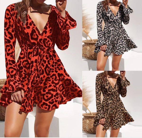 

women deep v-neck designer chiffon dress high waist spring summer beach casual dresses, Black;gray