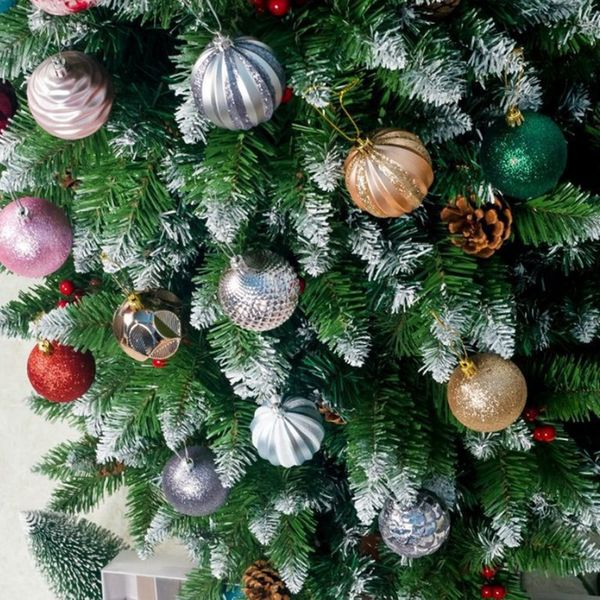 

12 елка декоѬа аѬика 80мм безделђка xmas party виие бал новогодний бал дл дома Ѭ