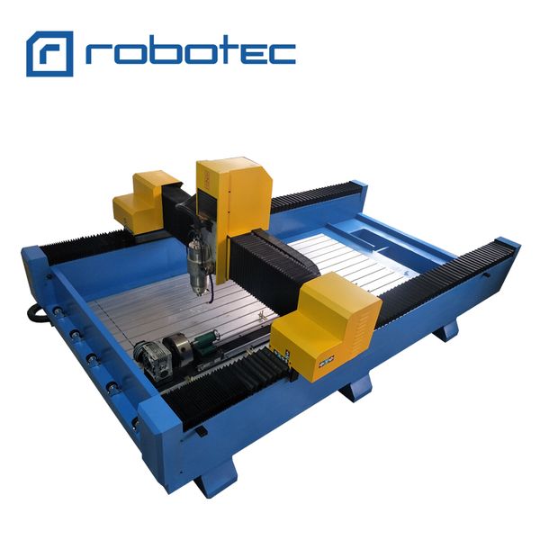 

china 1325 3d stone cnc router with 5.5kw spindle/marbel engraving machine 4 axis roatary attached