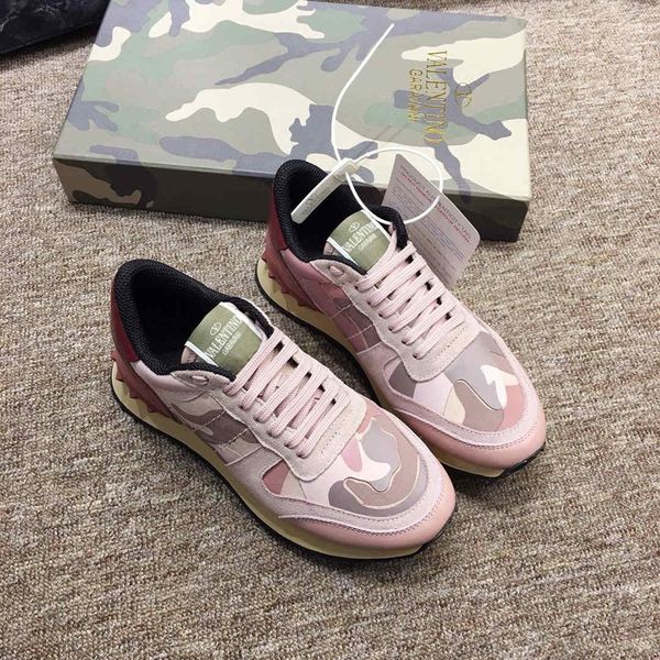 

Роскошный дизайнер до 2020 года новые мужчины и Женщины Повседневная обувь пара толстые нижние кроссовки мода роскошный камуфляж повседневная обувь оригинальная коробка