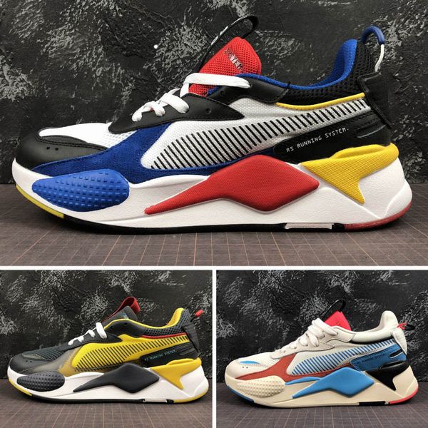 

2019 New RS-X Reinvention Optimous Toys Mens Sports Shoes Brand Designer Men Transformers outdoor Womens Trainers rs x Sneakers Size 36-45