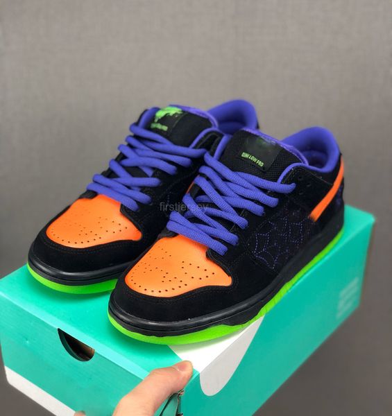 

ale sb dunk low night of mischief running shoes men women black orange court purple volt halloween sports trainers designer sneakers