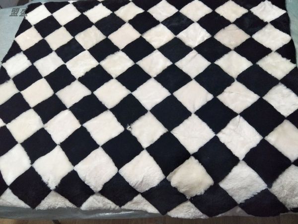 

новое поступление стрижка овец ковер диван ковры реального овечья шерсть классического черного цвета и белой, Black