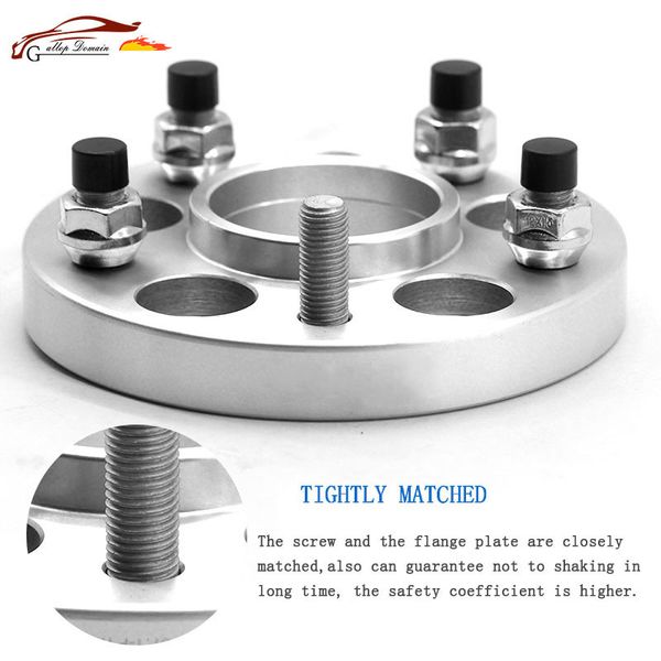 

2pcs 30mm alloy aluminum t-t6061 cnc forge wheel adapters spacers 5-127 71.6 m1/2 suit for dodge jcuv