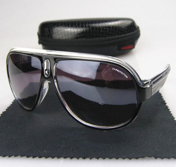 

мужская мода солнцезащитные очки uv400 защита спорт на открытом воздухе очки марка дизайнер vintage ретро женщины роскошные солнцезащитные о, White;black