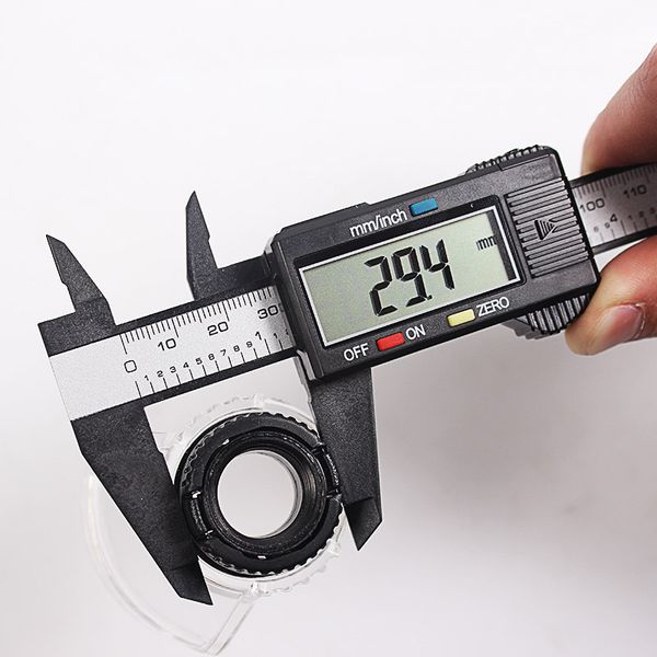 

150mm 6inch lcd digital electronic carbon fiber vernier caliper gauge micrometer ing