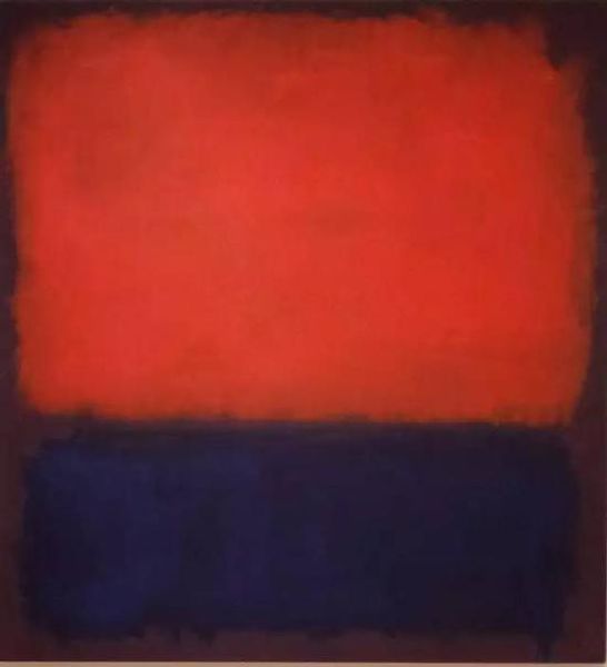 

hand painted mark rothko abstract american style oil painting canvas unframed straw art home decor gift on the wall