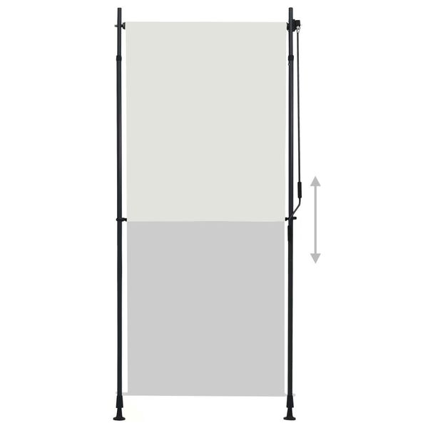 

roller blind for outdoors 100x270 cm cream wall stickers