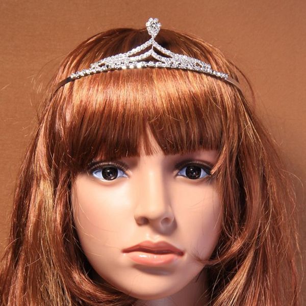 

изысканный ручной работы кристалл свадебный tiara7