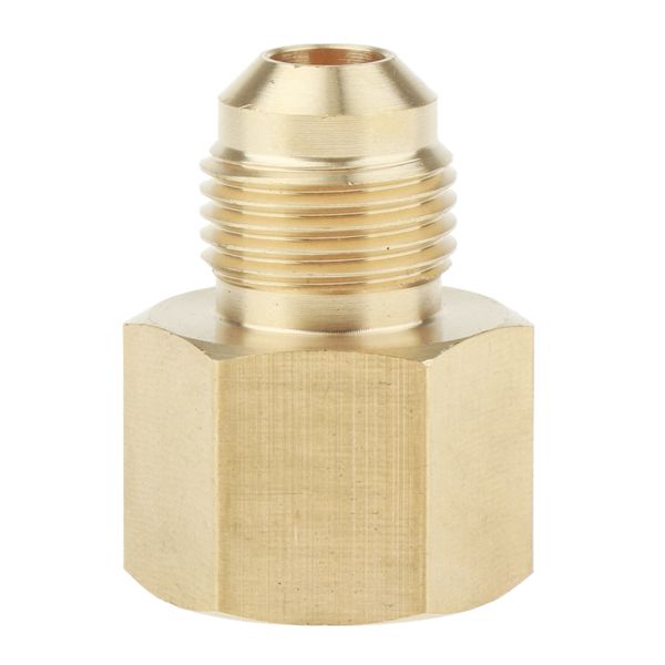 

brass 3/8 female flare by 1/2 npt for gas heater bbq