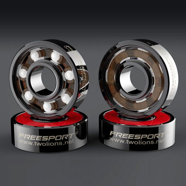 

japy white black ceramic speed inline skates bearing 608zz 8*22*7mm deep groove skating 7 balls abec-9 skateboard bearing h002