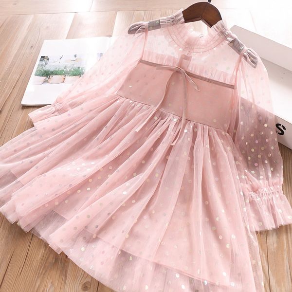 

2020 весна точка платье девушки платье детская одежда оптом, Red;yellow