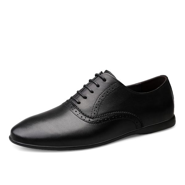 

mens casual shoes men dress flat shoes men's business oxfords casual shoe men black leather *zq1301