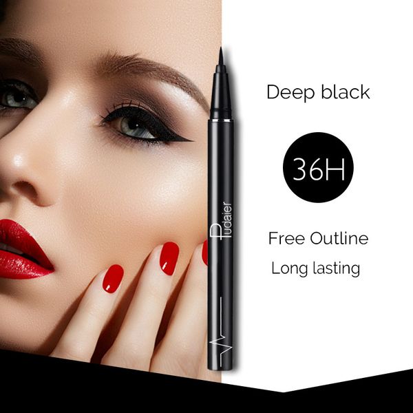 

perfect eye liner pen magic eye lasting eyeliner super waterproof smooth light liquid eyeliner cool black color