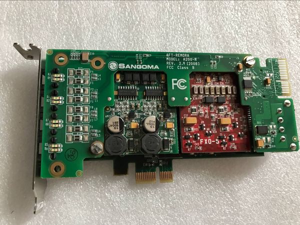 

100% working for sangoma a200-r pci-e 24 expandable analog voice