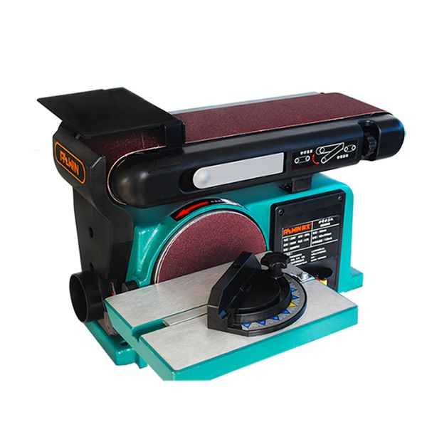 

550w / 750w electric belt sander bench wheel polisher belt machine machine grinding woodworking polishing tool
