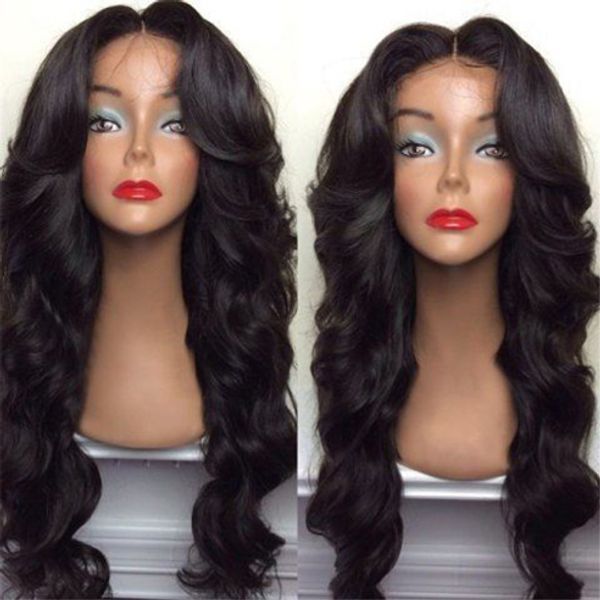 Hot Soft Brazilian Hair African Ameri Little Lace Front Wig