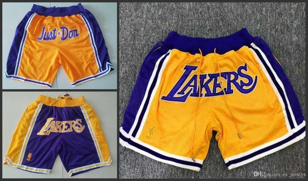 mens lakers shorts
