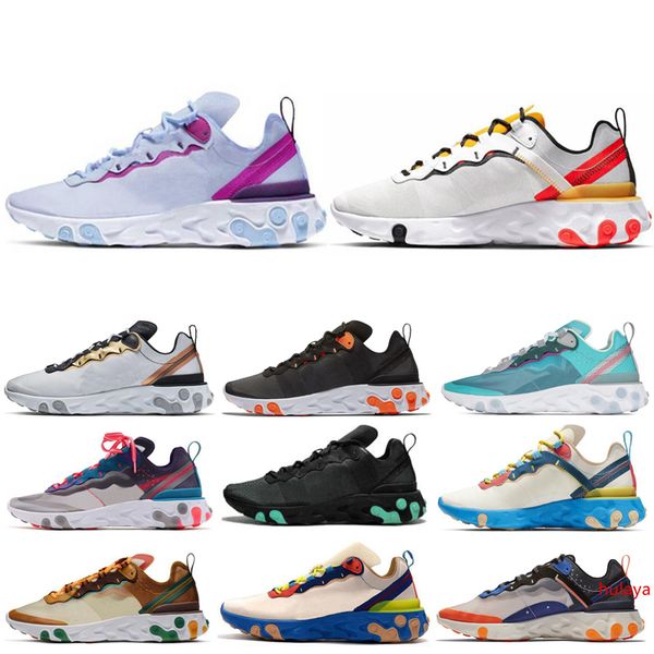 

react element 55 87 undercover men running shoes bright blue tour yellow women designer sneakers mens sports shoes