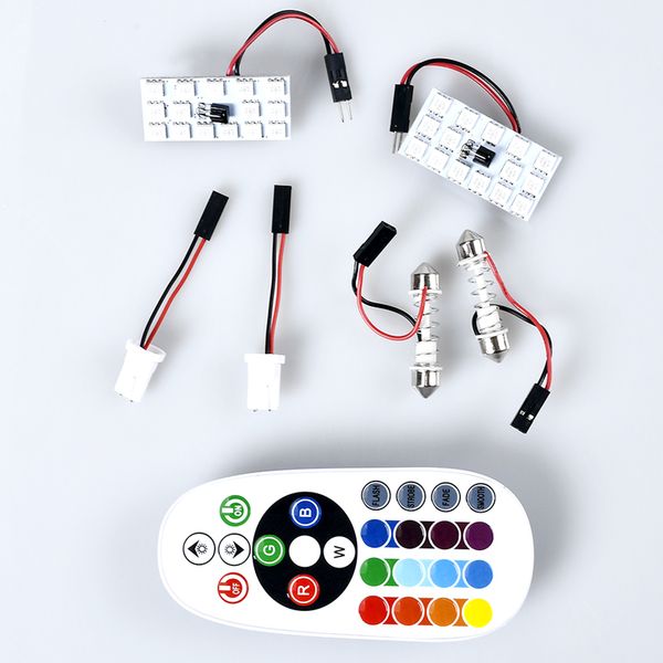 

автомобиль светодиодный свет чтения внутри декоративной атмосферы свет красочный цвет дистанционного управления преобразованием лампа высоко