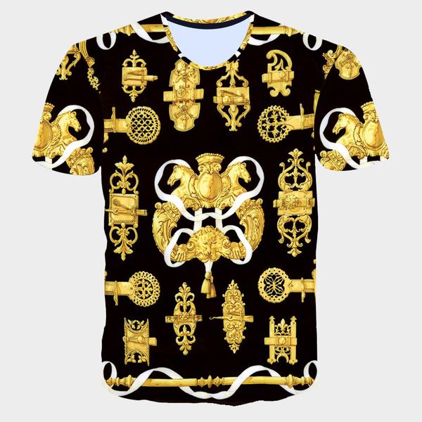 

summer men women t-shirt 3d print medusa sweatshirt harajuku fashion short sleeve funny hip-hop pullover tees asia size 7m3-1115, White;black