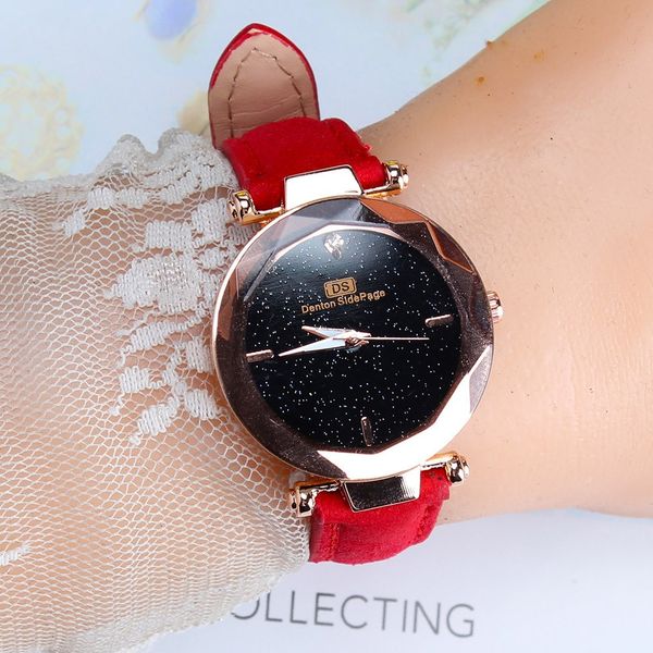 

woman wrist watch leather band analog quartz ladies watches fashion round woman watch 2019 watches for women, Slivery;brown