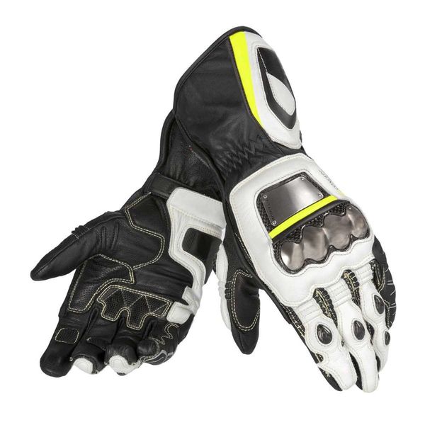 

motorsports full metal d1 gloves fluorescent-yellow glove motorbike motorcycle racing riding dain gloves