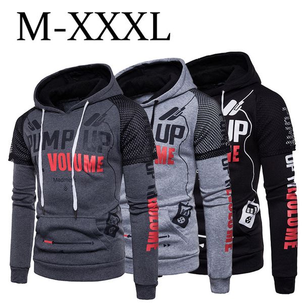 

2020 new arrival men's hoodies designer men's european and american spring and autumn sweatshirt letter print fashion men's j, Black