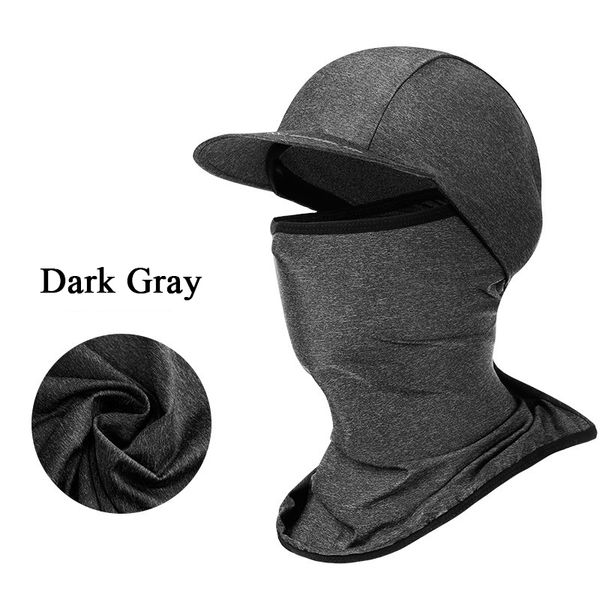 

summer cycling balaclava scarf cap anti-uv bicycle hat bandana outdoor riding fishing scarf sun protection motorcycle face cover, Black