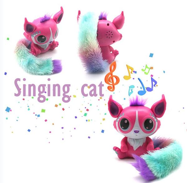 magic color tail fox pet toys