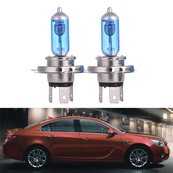 

wupp car light 2pcs h4 100w halogen light bright white car headlight bulbs lamp 12v 6000k xenon lamp mar19