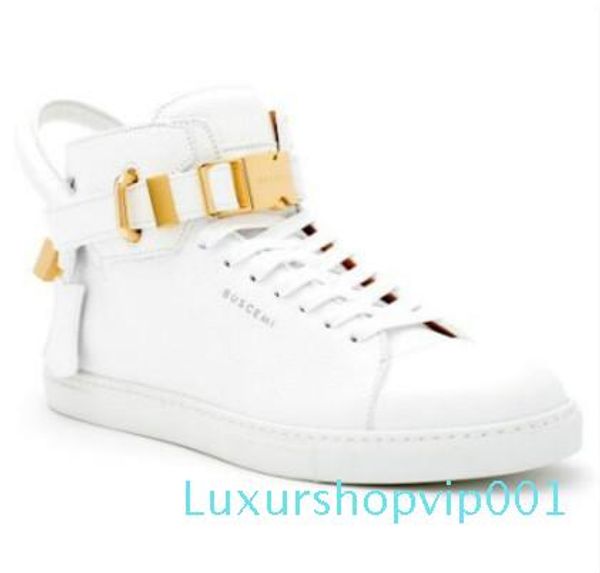 

luxury designer brand classic sneakers cowhide fashion men comfortable casual flat shoes high shoes 100mmlock shoes red black 7gfh