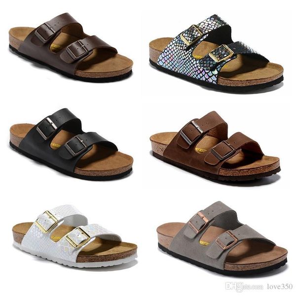 

Birkenstock New Arizona Mayari 2019 New Summer Beach Cork Slipper Flip Flops Sandals Women Men Color Casual Slides Shoes Flat Free Shipping