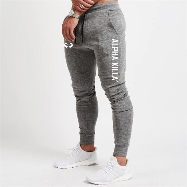 

mens black sweatpants Europe and the United States street casual look gyms men's exercise pants fashion pants
