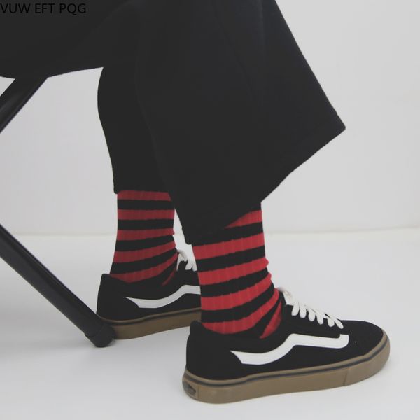

fashion street cool boy girl socks black yellow stripe style sock rock roll hip hop men women cotton 1pairs/a lot