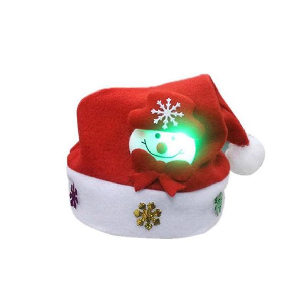 

christmas hats for adults santa led christmas hat santa claus reindeer snowman xmas gifts cap d1229