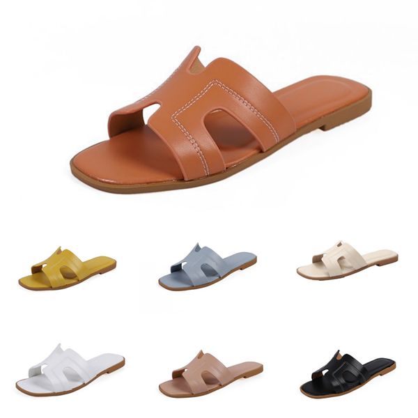 

monerffi women slippers h 2020 summer thick bottom genuine leather women slippers flat bottom casual shoes platform#861, Black