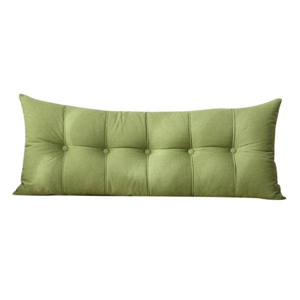 New Waist Cushion Breathable Backrest Cushion Long Seat Solid Color Pillow Soft Couple Floor Pillow Home Textile 24x24 Outdoor Cushions Replacement