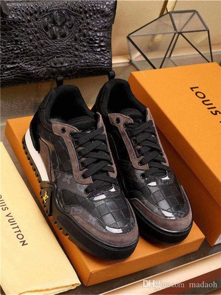 

19fw men 2019 new large size 39-45 breathable casual men shoe lace canvas shoes luxury brands men's shoes designers china shoes, Black