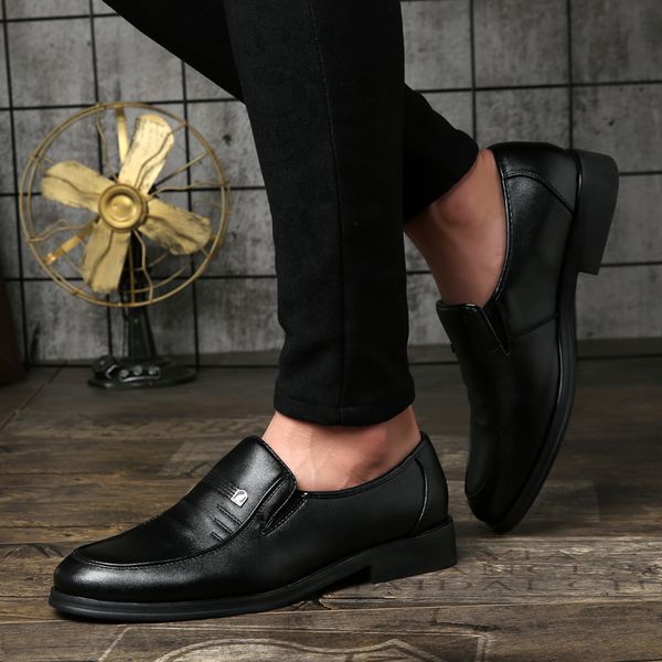 

men business shoes black classic mens formal sneakers spring comfortable shoes boss footwear tide business sneakers