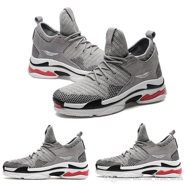

drop shipping sneaker style7 soft white black red lace cushion young men boy running shoes designer trainers sports sneakers 39-44