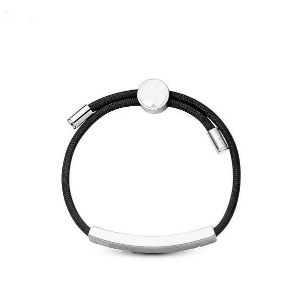 

2020 luxury designer jewelry women bracelets fashion mens bracelets stainless steel love bracelet can be adjusted black red charm bracelet, Golden;silver