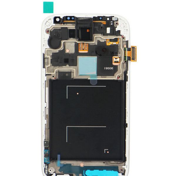 

100% tested no spot no dead pixel amoled lcd display touch screen digitizer assembly with frame for samsung galaxy s4 i9506