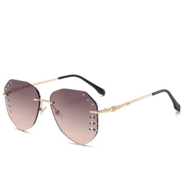

aviator diamond gradient frameless sunglasses new frameless sunglasses women fashion aristocrat lady designer sun glasses diamond x8pxu gard