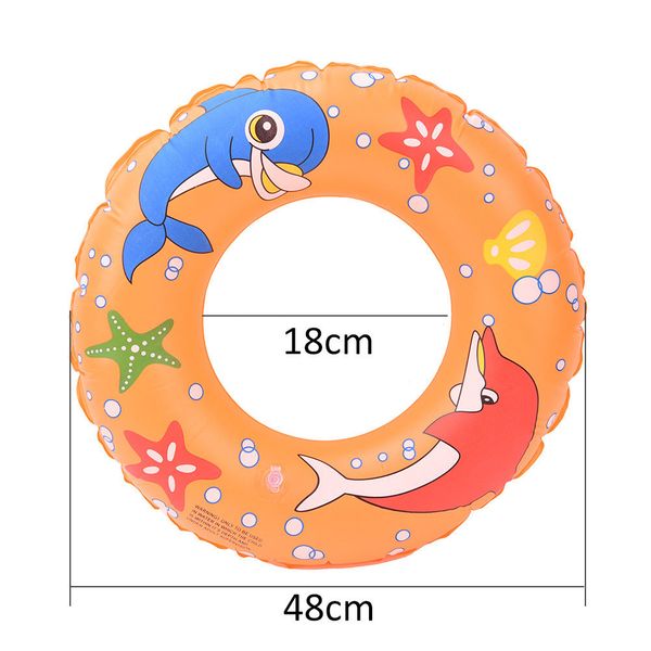 

dolphin starfish inflatable kids swimming ring inflatable pool float circle for children