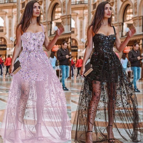 

fashion high waist mesh dress long skirt color sequins fashion strap dress women's casual dresses nightclub skirts, Black;gray