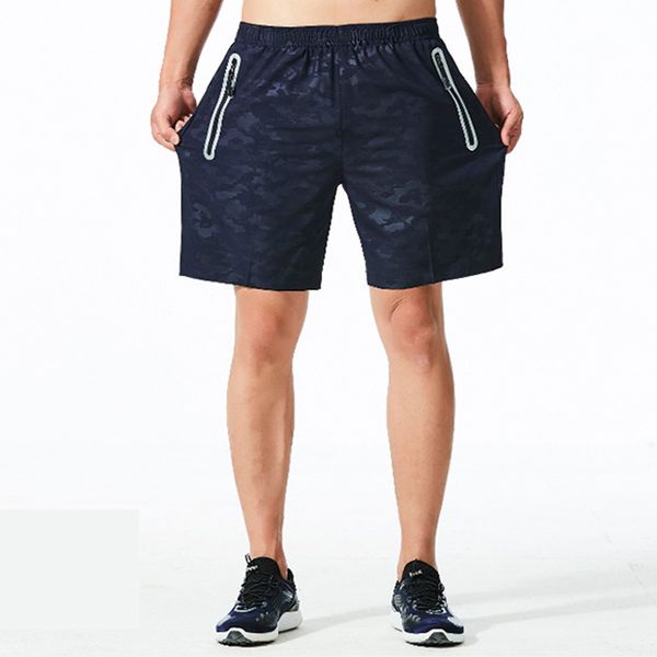 

outdoor shorts summer male print bottoms elastic waist training breathable beach sports fitness running camouflage 6xl, Brown;gray