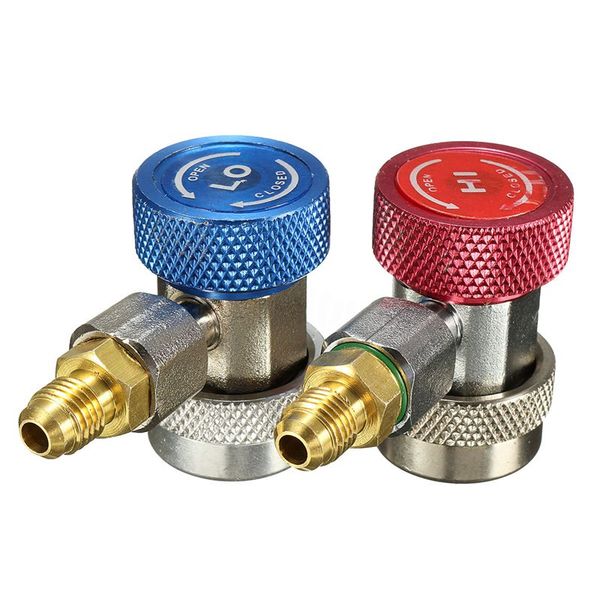 

r134a ac air condition adjustable quick coupler high low adapter connector new car