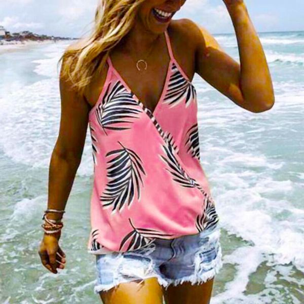 

2019 fashion summer uk ladies women girl stretch plain sleeveless cami vest casual strap loose v-neck size 4 - 14, White